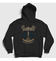 Presmono Unisex Siyah Defiance Ensiferum Kapüşonlu Sweatshirt 145430tt