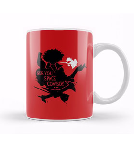See You Space Cowboy Bebop Kupa Bardak Porselen
