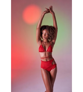Markano Delphi Yüksek Bel Bikini Altı Kırmızı
