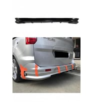 🚘 Ford Tourneo Courier Arka Tampon Eki (Plastik)  Sportif & Dayanıklı Arka Difüzör Görünümü (Standart)