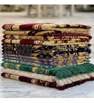 10 Adet Kadife Seccade Karışık Renkli (70cmx110cm 400gr) Hac Ve Umre Hediyesi