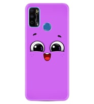 INFINIX Hot 9 Kılıf Silikon Desen Purple Sweety 1717