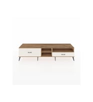Hyperion TV Ünitesi 2 Raflı 2 Çekmeceli  220x44x51 Çam-Çam/Aytaşı