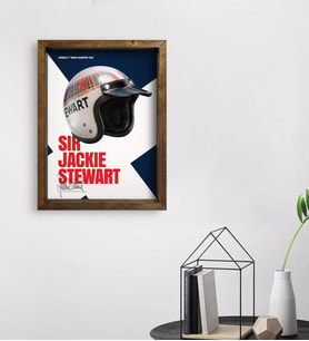 BK Gift Formula 1 Tasarımlı Doğal Masif Ahşap Çerçeveli Tablo 45x65cm-5