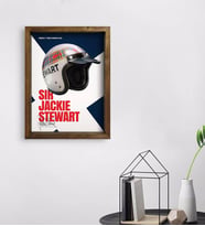 BK Gift Formula 1 Tasarımlı Doğal Masif Ahşap Çerçeveli Tablo 45x65cm-5