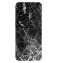 Vivo Y15S Y32 Y33S Y51 Y53S Kılıf Desemli Silikon Kara Mermer 1375