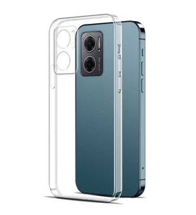 Xiaomi Redmi Note 11E Kılıf Şeffaf İnce Esnek Süper Silikon (Renksiz)