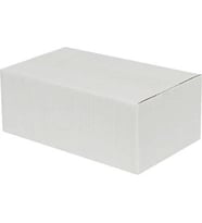 20x15x10cm Tek Oluklu Koli - Beyaz