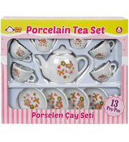 PORSELEN ÇAY SETİ 13PRÇ.PORS.4A.