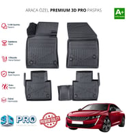PEUGEOT 508 ARACA ÖZEL 3D PASPAS 2018 2019 2020 2021 2022 2023 2024