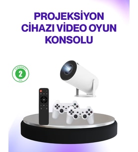 2.4g Kablosuz Destekli Oyun Ve Film Projeksiyonu Ev Kullanımı İçin