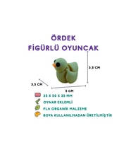 Ördek Figür - 3D Su Kuşu Oyuncak