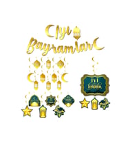 Iyi Bayramlar Asma Süs Set