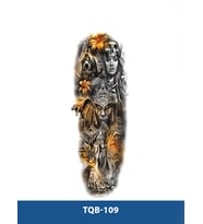 TQB-109 ANTİK SAVAŞCI DESEN GEÇİCİ KOL DÖVMESİ-TATTO