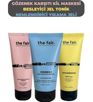 the fair. Gözenek Karşıtı Kil Maskesi Besleyici Jel Tonik ve Nemlendirici Yıkama Jeli Seti