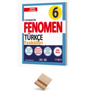Fenomen 6. Sınıf Maarif Türkçe Fasikül Soru Bankası + Telefon Standı