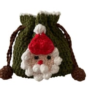 Noel Baba Cüzdan Amigurumi Organik Oyuncak