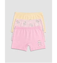 LCW Kids Pembe Kız Çocuk Baskılı Boxer 3'lü