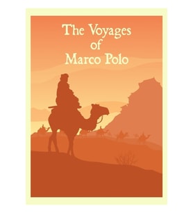 Marco Polo'nun Yolculukları - Masa Oyunları Masa Oyunu Sanatı Tablo Ahşap Poster Dekoratif