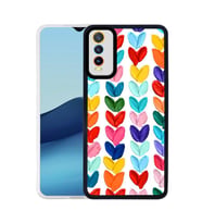 Vivo Y11S Kılıf Zore M-Fit Desenli Kılıf Heart No6