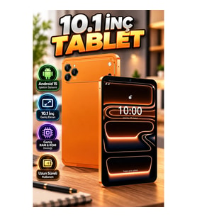 Android 15 10.1 İnç Tablet – Geniş RAM ve ROM Destekli