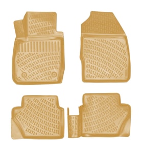 Ford Fiesta  2009-2013 Rizline 3D Havuzlu BEJ Paspas
