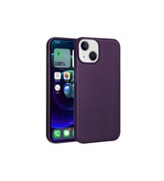 Apple iPhone 15 Pro Max Uyumlu Kılıf Zore Premier Silikon Kapak (Koyu Mor)
