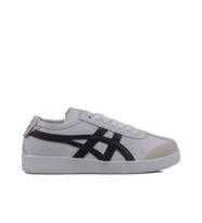 Tayger Beyaz-Siyah Hakiki Deri Unisex Sneaker