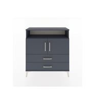 Arges Şifonyer 3 Raflı 2 Çekmeceli 2 Kapaklı 88x30x96 Antrasit-Antrasit