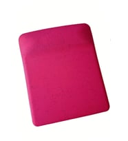 Fuşya Kum Desen Bilek Destekli Kaymaz Taban Bilgisayar Notebook Mouse Pad - Bileklikli Mauspad
