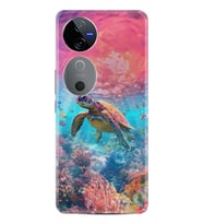 Vivo V40 5G Kılıf Boutique Baskılı Resimli Kaplumbağa Pcode -065