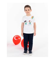 Civil Boys Erkek Çocuk Tişört 3-7 Yaş Beyaz