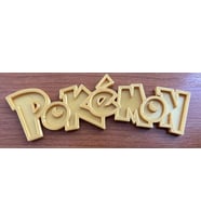 Pokemon Logosu Plastik Aparat