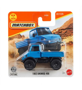 Matchbox Mercedes-Benz 1963 Unimog 406 - Mavi - JHN56 - 2026 (1/64)