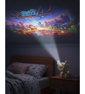 Geyik Tasarımlı Akıllı Projeksiyon 4K Destekli 500 Ansı Lümen