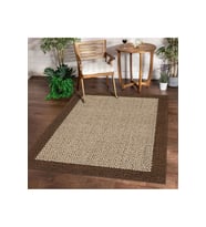 Dijidekor Halı Kahverengi Cool KR4040 Yıkanabilir  Kesme İnce Yolluk Kilim Salon Halısı Modelleri