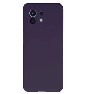 Newface Xiaomi Mi 11 Kılıf Nano içi Kadife Silikon - Mor