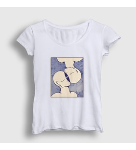 Presmono Kadın Beyaz Soul Mates Valentine's Day Sevgililer Günü T-Shirt 285507tt