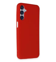 Newface Samsung Galaxy M15 Kılıf First Silikon - Kırmızı