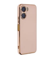 Microsonic Vivo Y16 Kılıf Olive Plated Pembe