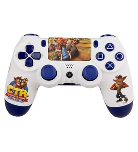 DualShock 4 V2 CTR Crash Team Racıng ZCT2 Kablosuz PS4 Oyun Kolu (Lacivert-Beyaz)