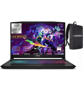 MSI Msı Katana 15 Hx I7-14650HX B14WFK-817XTR-K08 48GB 2tb RTX5060 8gb Freedos 15.6" Qhd 165Hz Gaming Laptop & B14WFK817XTRK08