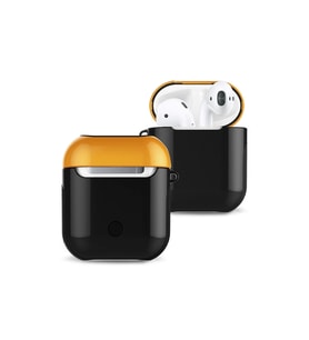 Pilelistore   Airpods 2 (2.nesil) 3in1 Kılıf - Siyah-Sarı