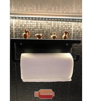 TASAGRAM Rulo Kağıt Havluluk Peçetelik Banyo Düzenleyici Siyah Kagıt