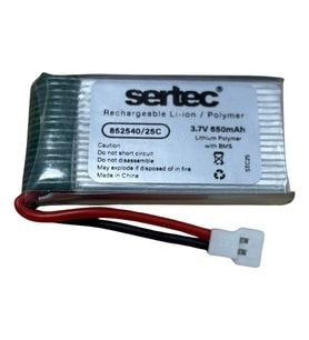 Sertec 852540 3.7V 650MAH 20C Beyaz Soket