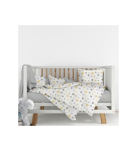Flanel ( Pazen ) Kumaşından %100 Pamuklu Bebek Nevresim Takımı 100x150