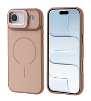 iPhone 17 Air Kılıf M-safe Şarj Özellikli Kamera Standlı Notron Kılıf (Gold)
