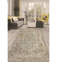 Dijital Kaymaz Taban Yıkanabilir Modern Renkli Salon Halısı Mutfak Halısı Yolluk ND-HT-132 (Çok Renkli)