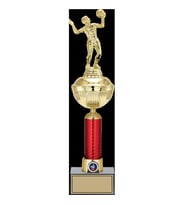 ODAK KUPA - Figürlü Kupalar - Voleybol Kadın Figürlü Kupalar FG-053 B - 44 cm