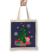 Peppa Pig Around The Christmas Tree Bez Çanta Uzun Saplı